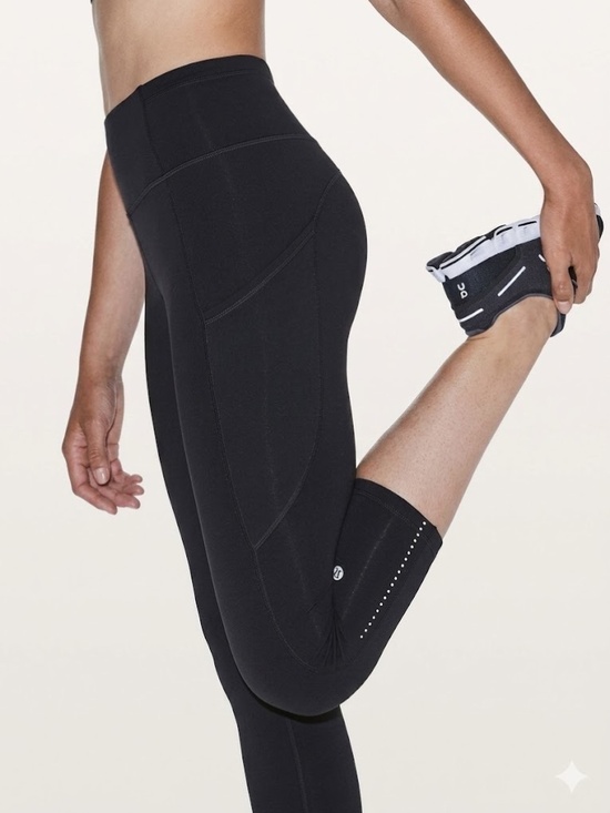 lululemon athletica Pants - 💎 Lululemon Fast and Free High-Rise Cropped Leggings 19" - Black (Size 6) ✨